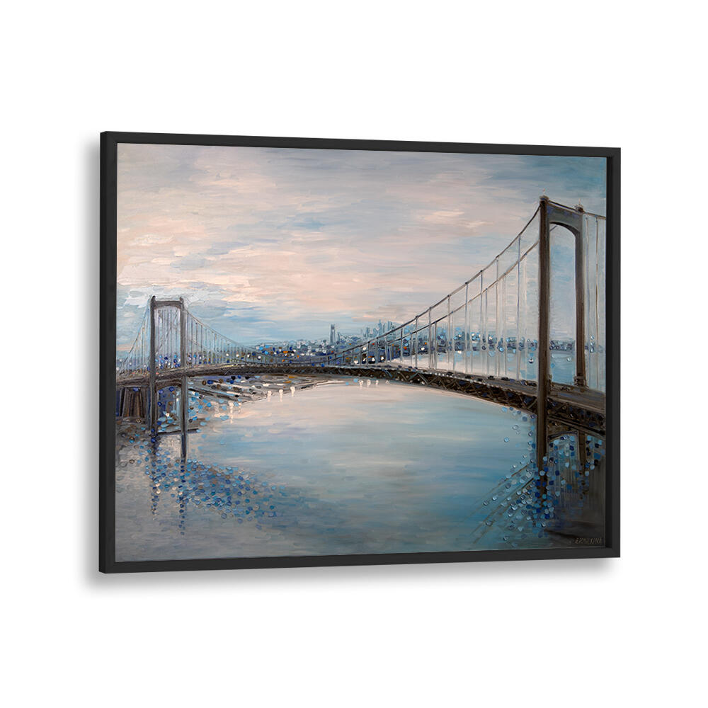 WALT WHITMAN BRIDGE , MODERN IMPRESSIONISM PAINTINGS