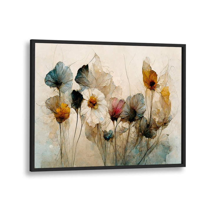 WHISPERING BLOOMS V , FLORAL FLOWER PAINTINGS