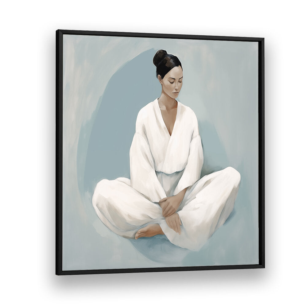 WOMAN IN MEDITATION , HEALTH & WELNESS