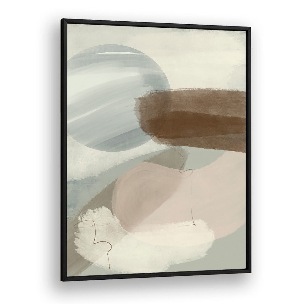 Abstract Green Horizon, abstract paintings featuring soft hues and organic shapes for a modern decor touch.
