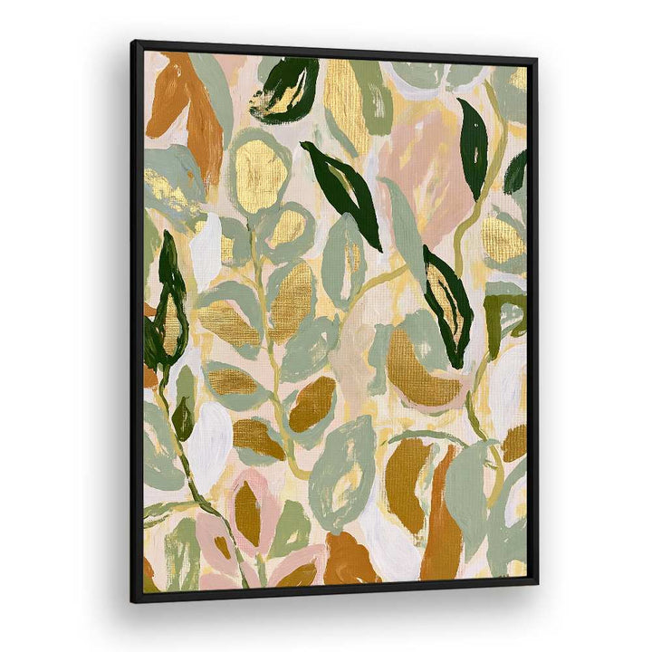 ABSTRACT GOLD LEAVES