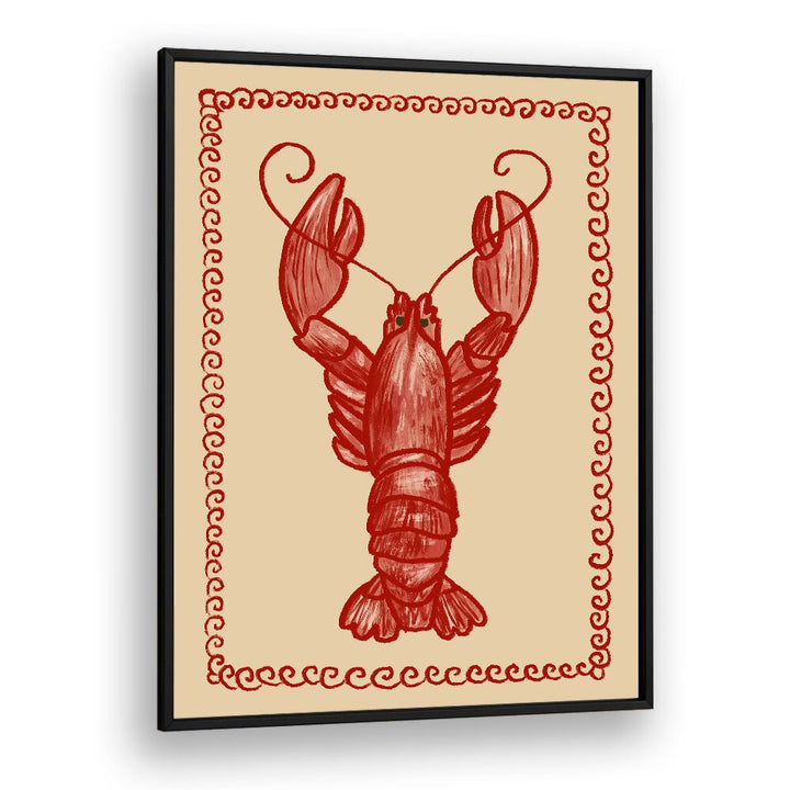 Elegant ARAGOSTA KITCHEN POSTERS featuring a vibrant lobster design, perfect for enhancing your culinary space.
