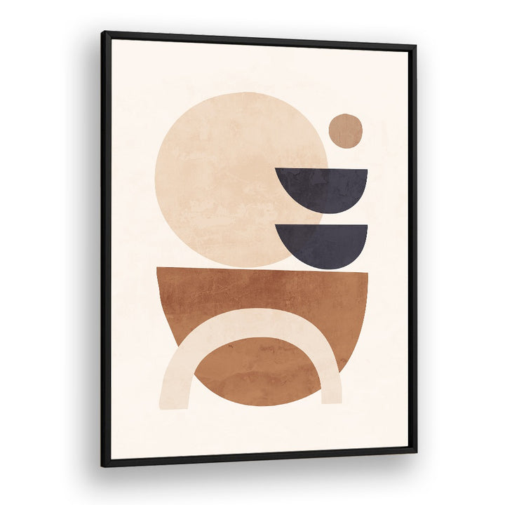 Elegant ABSTRACT MINIMAL SHAPES, GEOMETRIC ART PRINTS showcasing harmonious forms and earthy tones for modern decor.