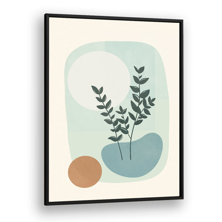 AZZURRO SHAPES III , BOHO ART PAINTINGS