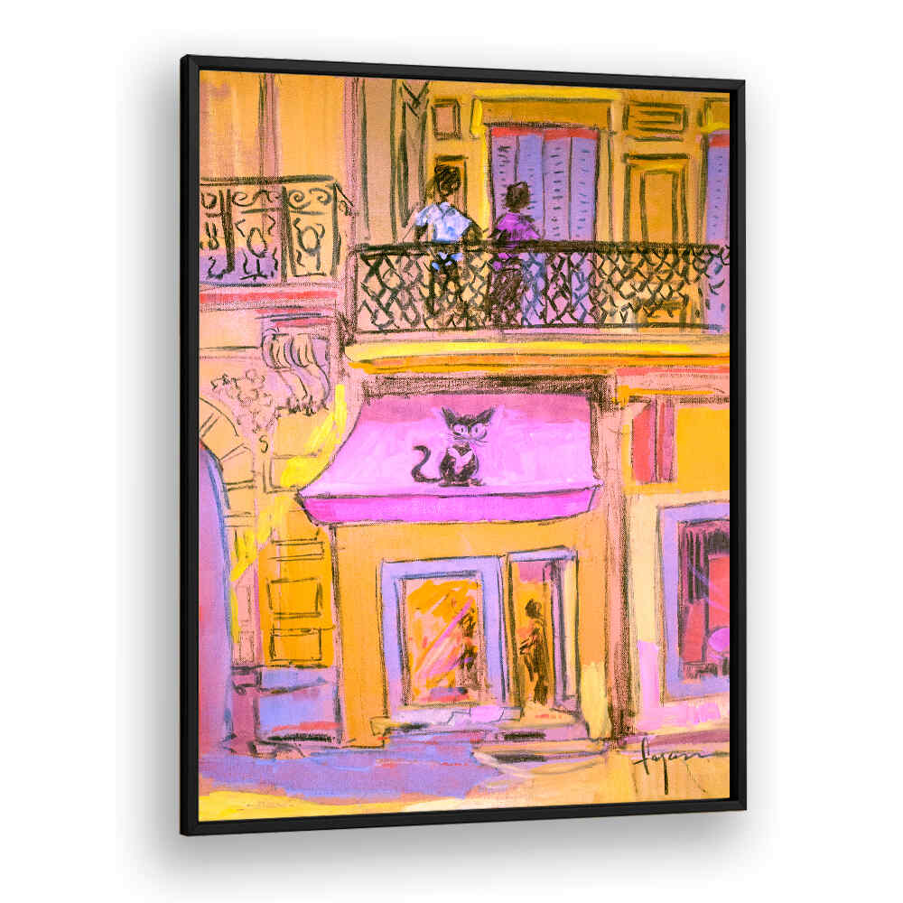 BALCONY STROLL , ABSTRACT PAINTINGS