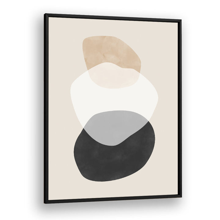 BEIGE BOHO SHAPES , BOHO ART PAINTINGS