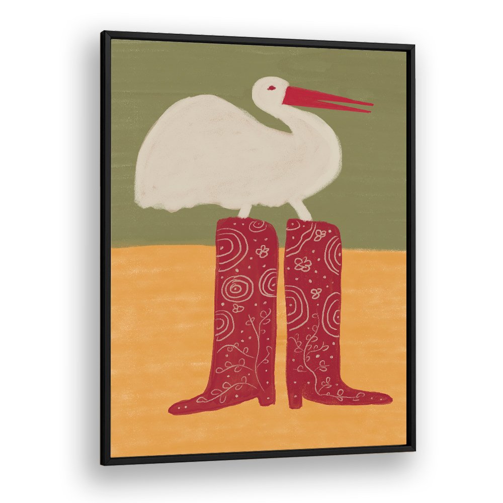 BIRD IN RED BOOTS