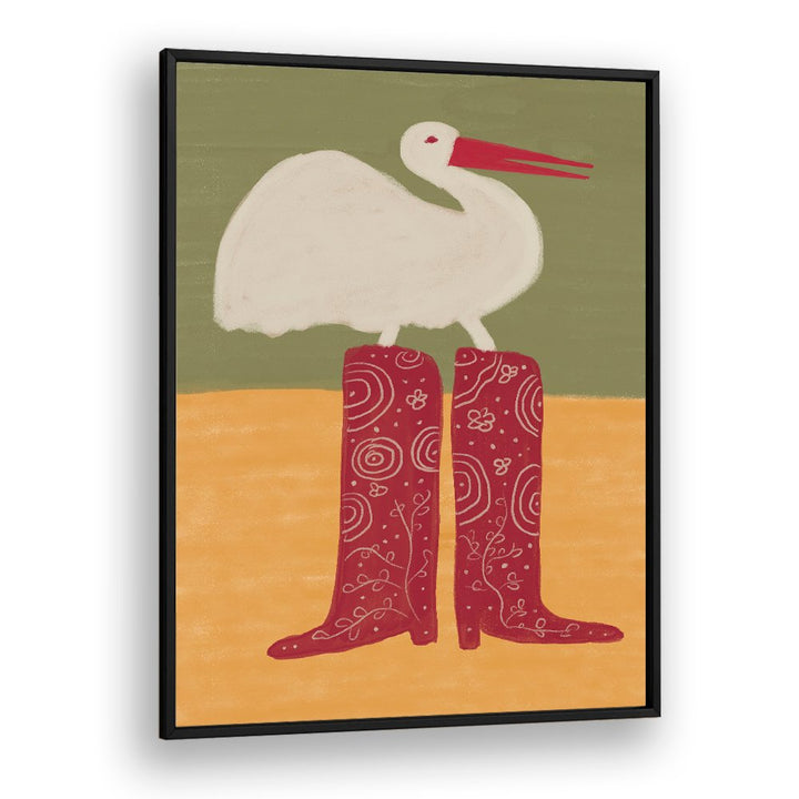 BIRD IN RED BOOTS