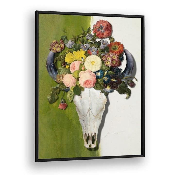 BLOOMING BULL SKULL