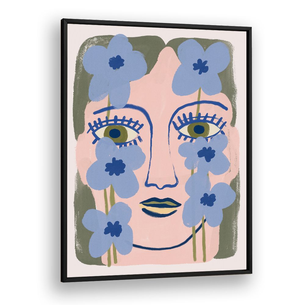 BLUE FLOWER WOMAN