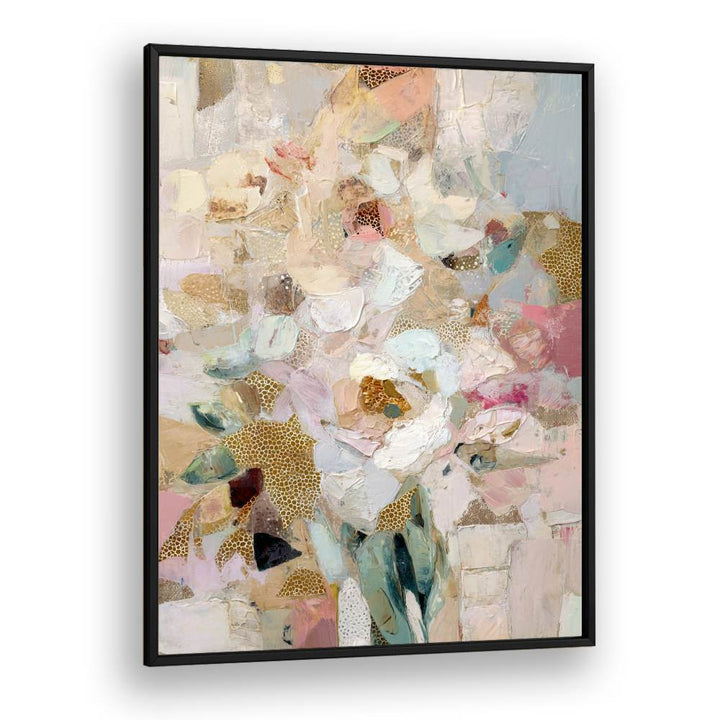 BLUSH GOLD ABSTRACT FLOWERS