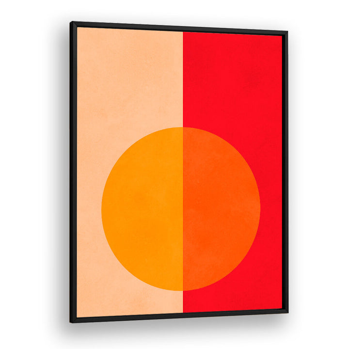 BOLD BISECTED CIRCLE , GEOMETRIC ART PRINTS