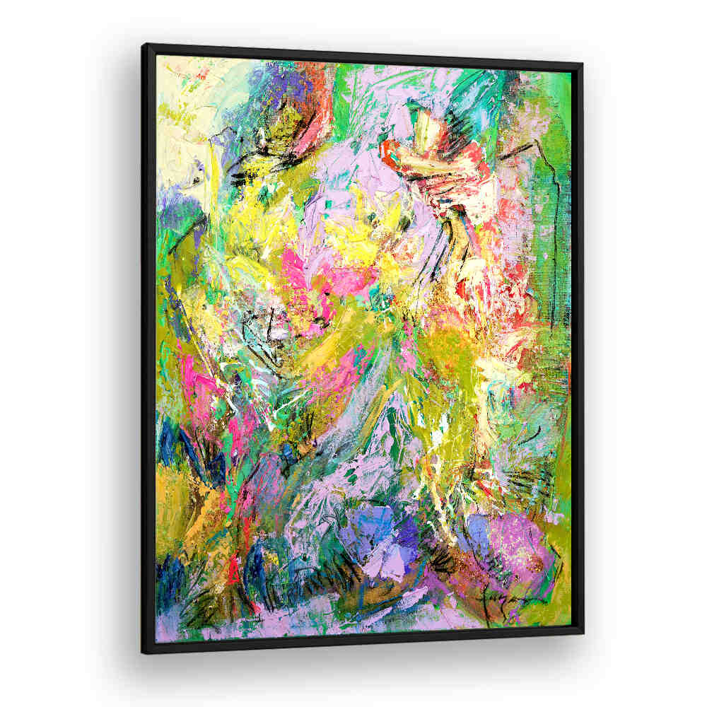BRILLIANT BLOOM SCAPE I , ABSTRACT PAINTINGS