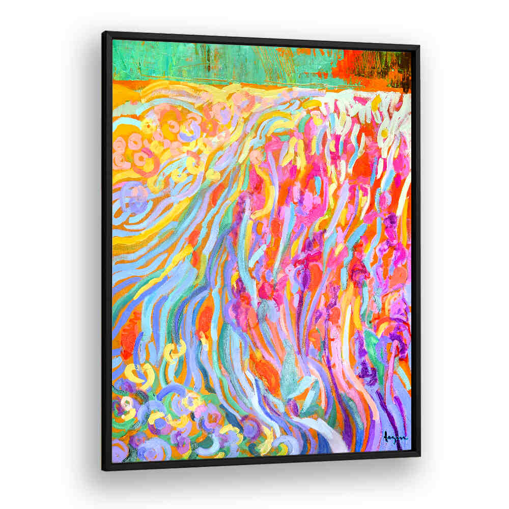 BRILLIANT BLOOM SCAPE II  , ABSTRACT PAINTINGS