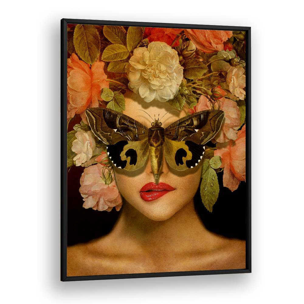 BUTTERFLY MASKED WOMAN