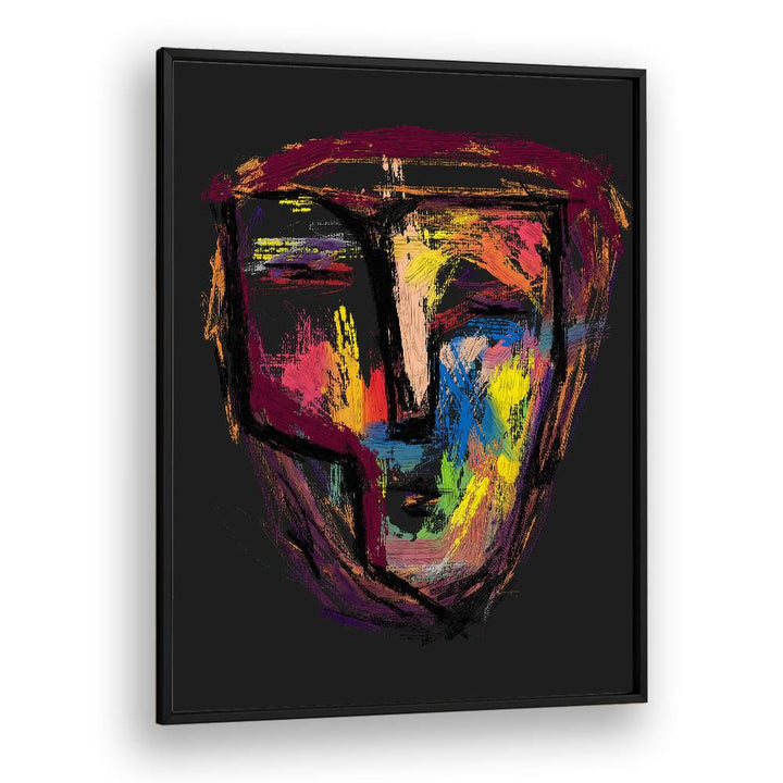 COLORFUL ABSTRACT FACE
