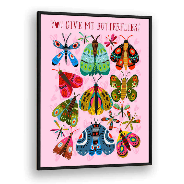 COLORFUL BUTTERFLY SYMPHONY , QUOTES & TYPOGRAPHY POSTERS