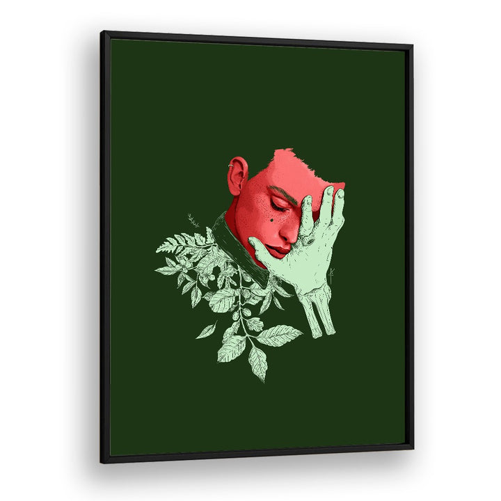CONTEMPLATIVE BOTANICAL PORTRAIT