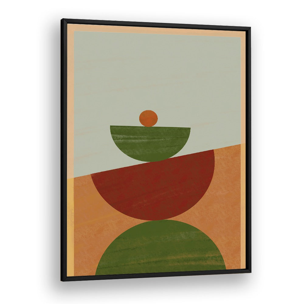 Stylish CONTEMPORARY GEOMETRIC II, GEOMETRIC ART PRINTS featuring bold shapes and earth tones for modern decor.