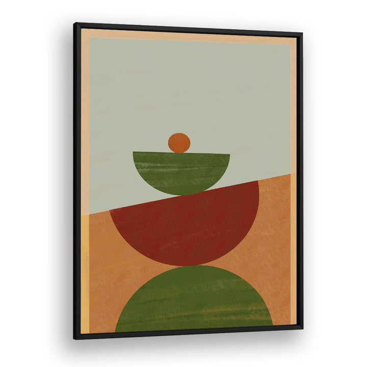 Stylish CONTEMPORARY GEOMETRIC II, GEOMETRIC ART PRINTS featuring bold shapes and earth tones for modern decor.