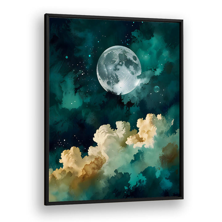 CLOUDS BENEATH THE MOON , LANDSCAPE PAINTINGS