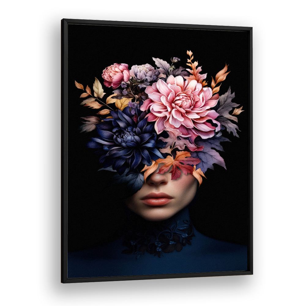 DARK FLORAL PORTRAIT