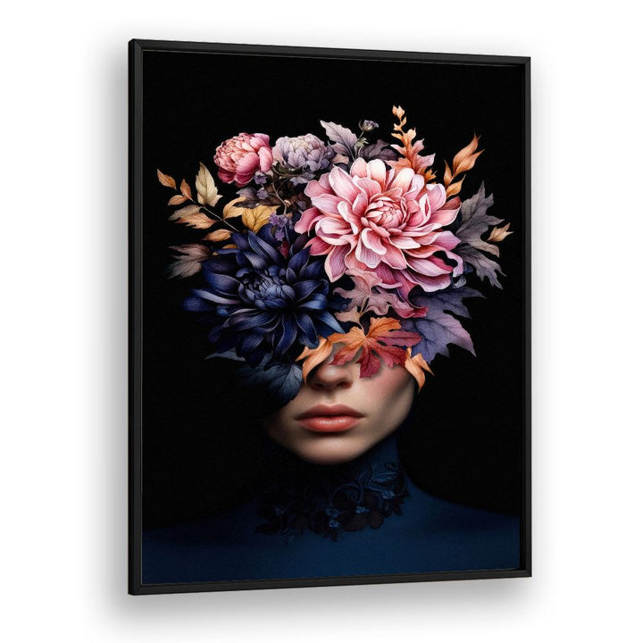 DARK FLORAL PORTRAIT