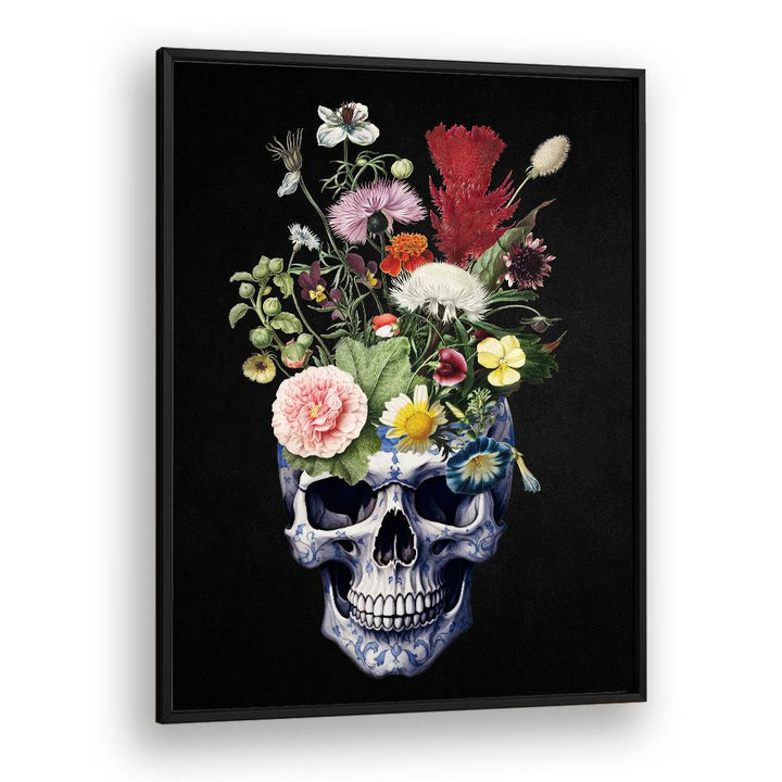 DELFT FLORAL SKULL