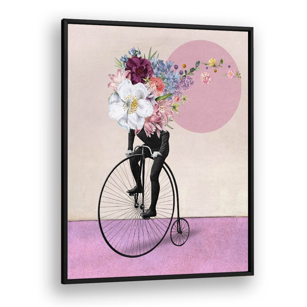 FLOWER HEAD PENNY FARTHING