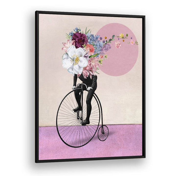 FLOWER HEAD PENNY FARTHING