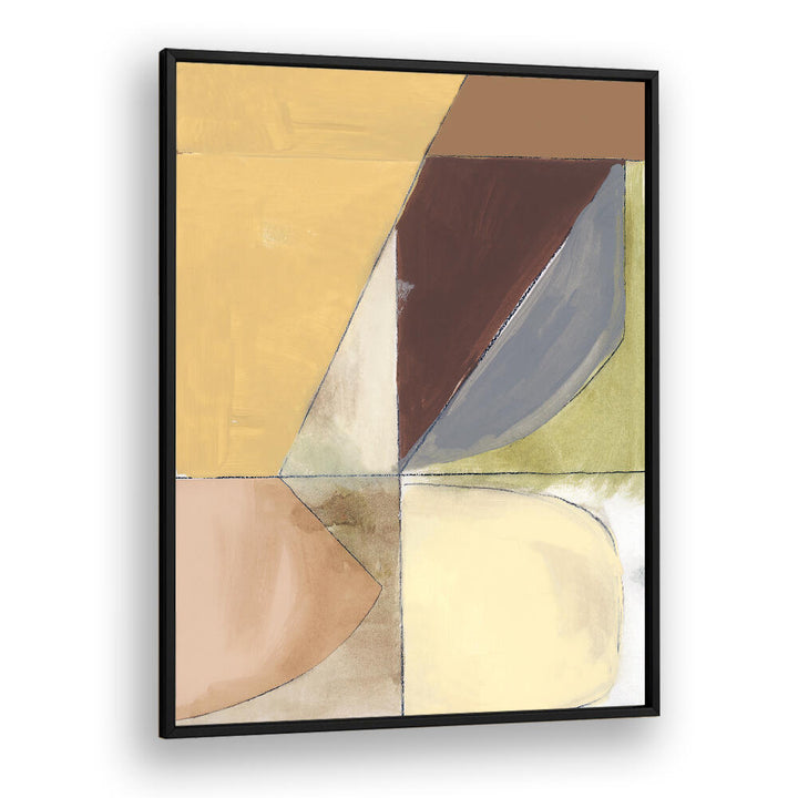 DUSTY PINK YELLOW ABSTRACT II , ABSTRACT PAINTINGS