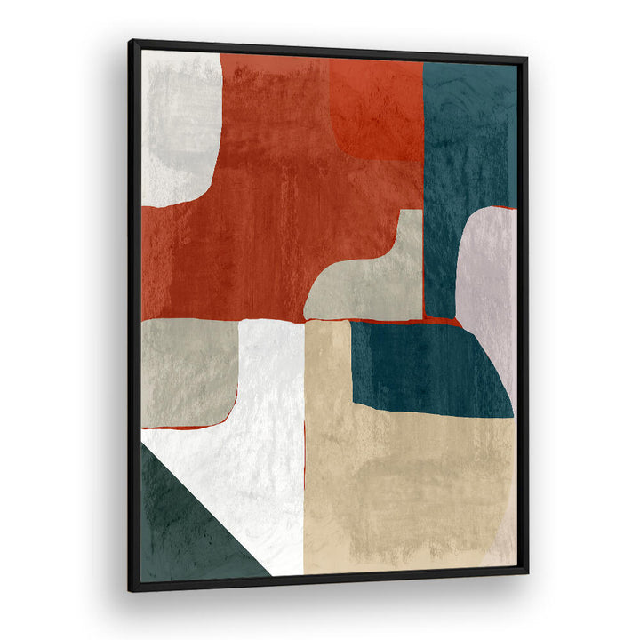 EARTH AND TIDE INTERLOCK I , ABSTRACT PAINTINGS