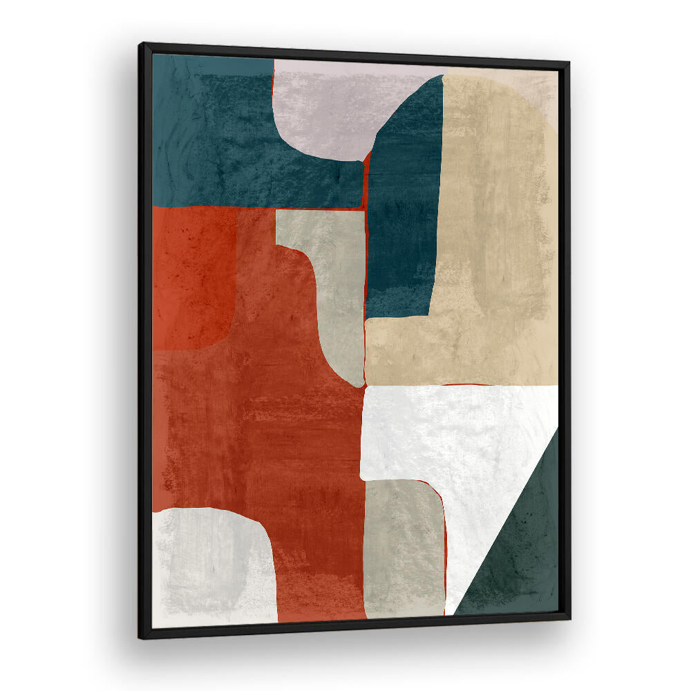 EARTH AND TIDE INTERLOCK , ABSTRACT PAINTINGS