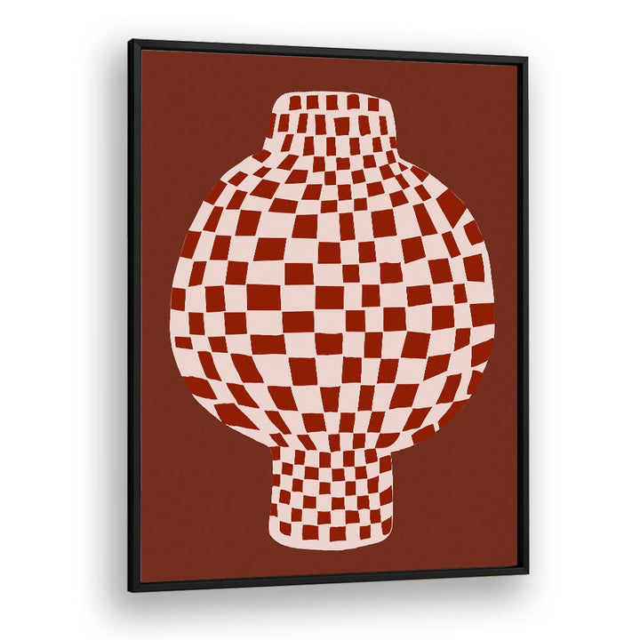 EARTHY CHECKERED VASE