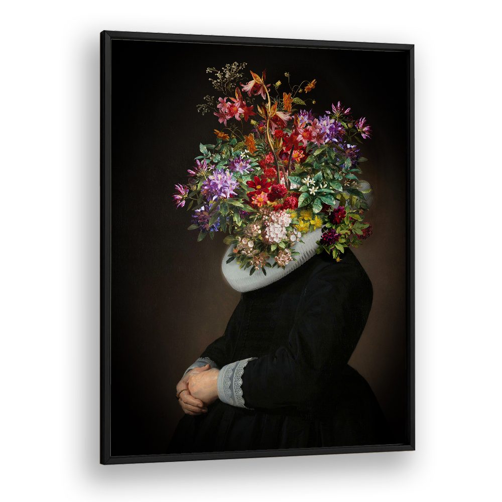 ELEGANT BAROQUE FLORAL HEAD