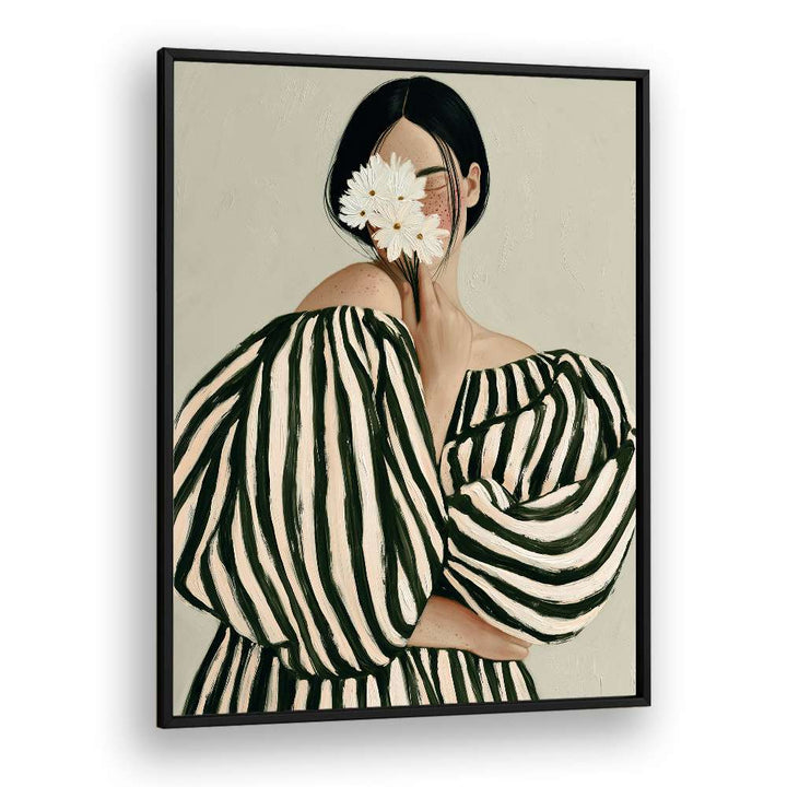 ELEGANT WOMAN WITH DAISIES