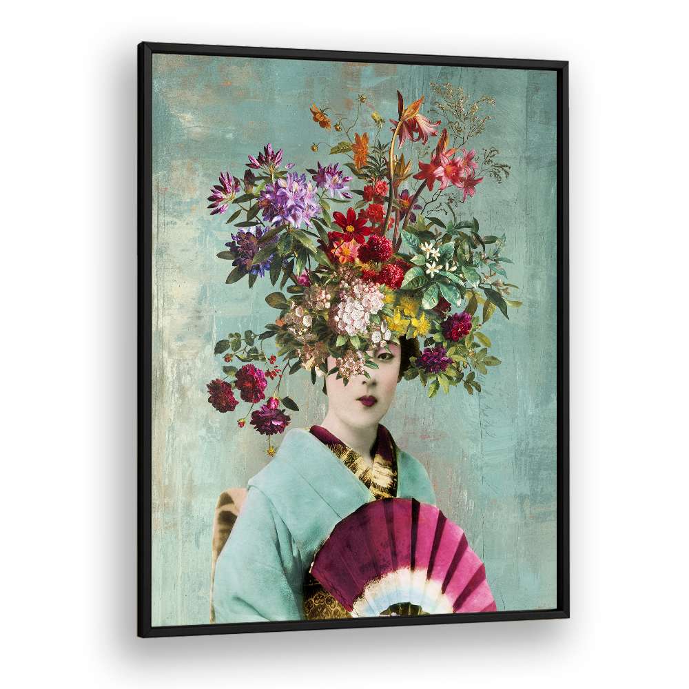 FLORAL GEISHA PORTRAIT