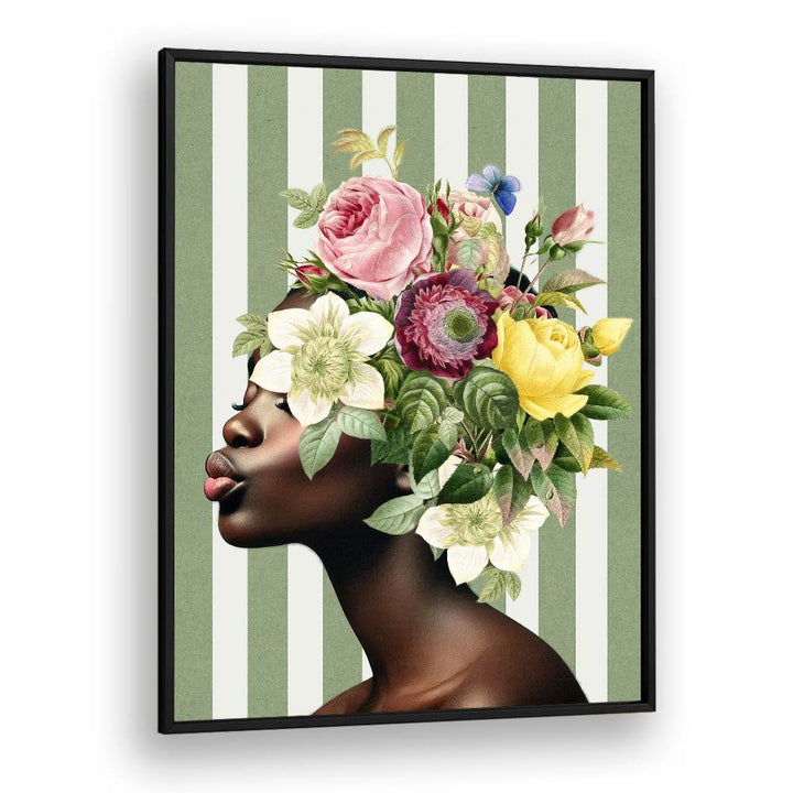 FLORAL WOMAN KISS