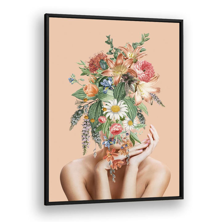 FLORAL WOMAN PORTRAIT