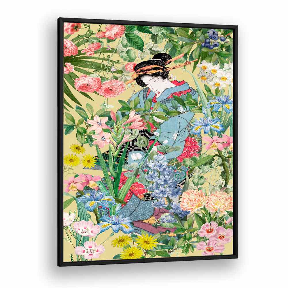 GEISHA AMONG FLOWERS