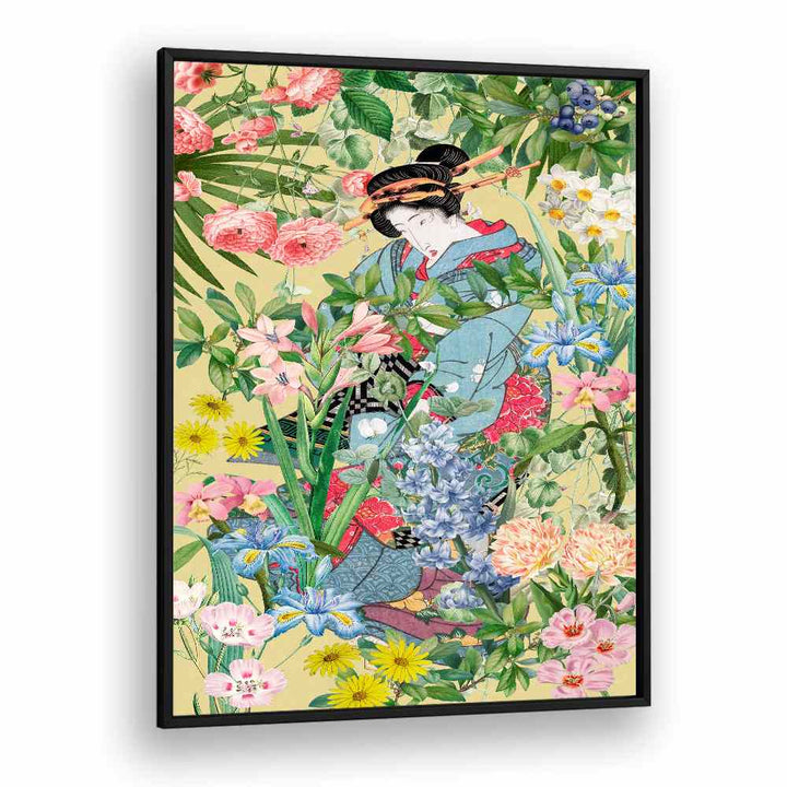 GEISHA AMONG FLOWERS