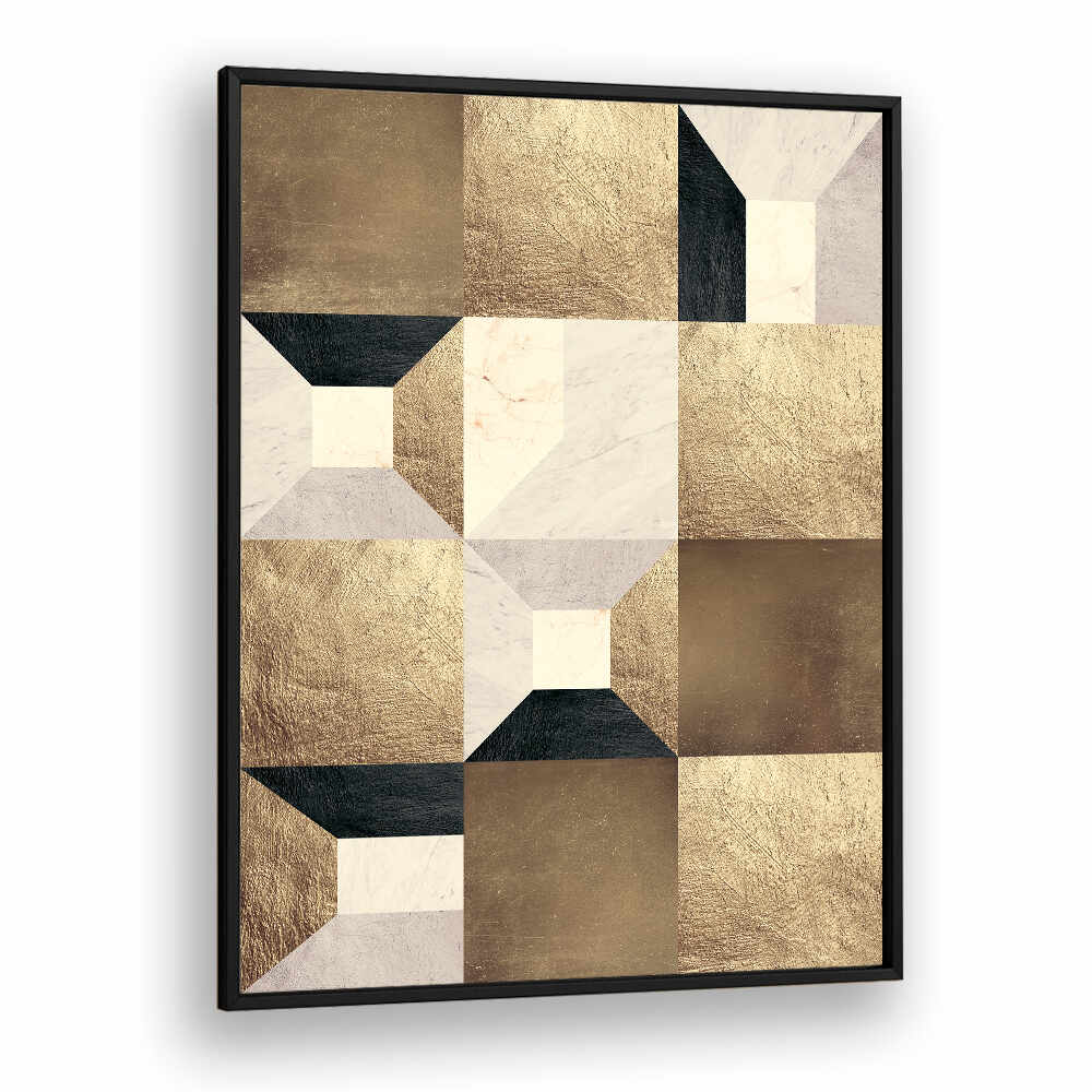 GEOMETRIC GOLD RHYTHM , GEOMETRIC ART PRINTS