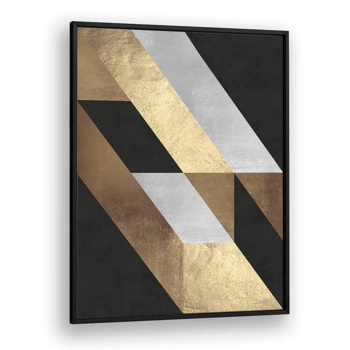 GEOMETRIC GOLD FLOW , GEOMETRIC ART PRINTS