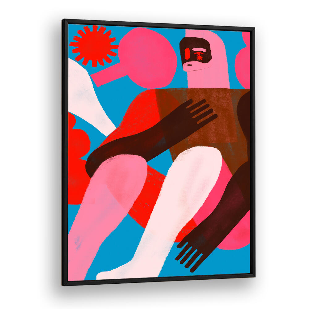 GEOMETRIC SHAPES AND HUMAN FIGURES II , PORTRAITS & FIGURATIVE ILLUSTRATIONS