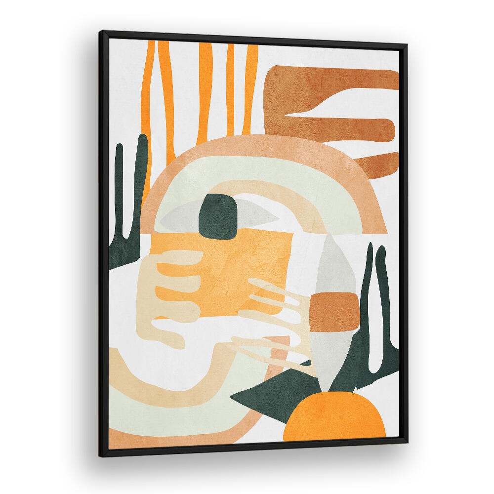 GEOMETRIC SHAPES ABSTRACT HARMONY , BOHO ART PAINTINGS