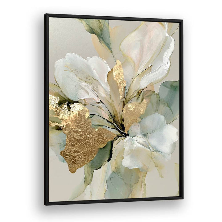 GOLDEN FLORAL ABSTRACT