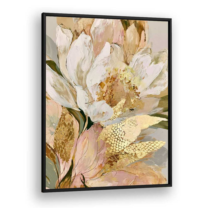 GOLDEN FLORAL ABSTRACTION