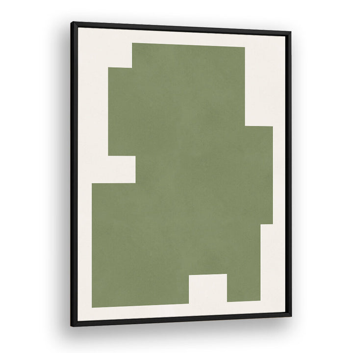 GREEN GEOMETRIC FORM , GEOMETRIC ART PRINTS