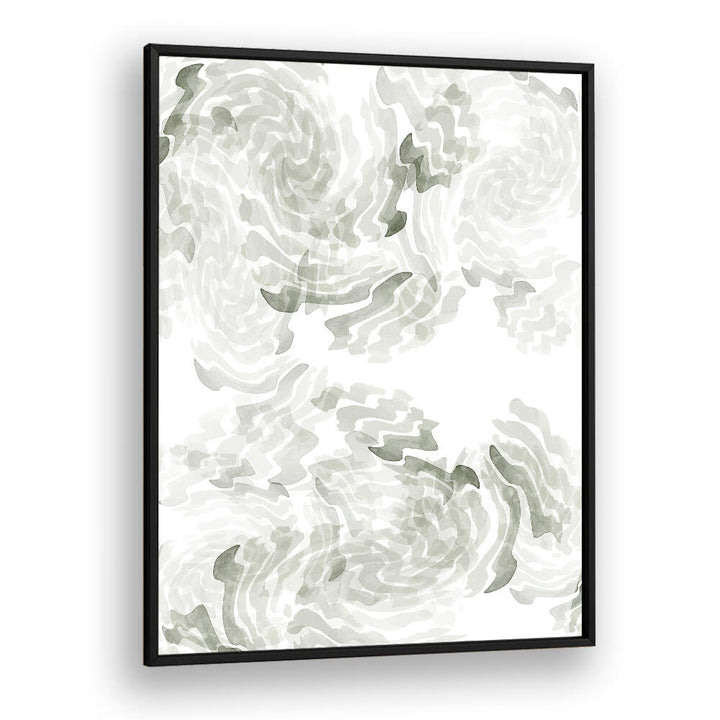 Elegant GREY WATERCOLOUR TWIRL I, ABSTRACT PAINTINGS showcasing fluid movement, perfect for transforming your space.