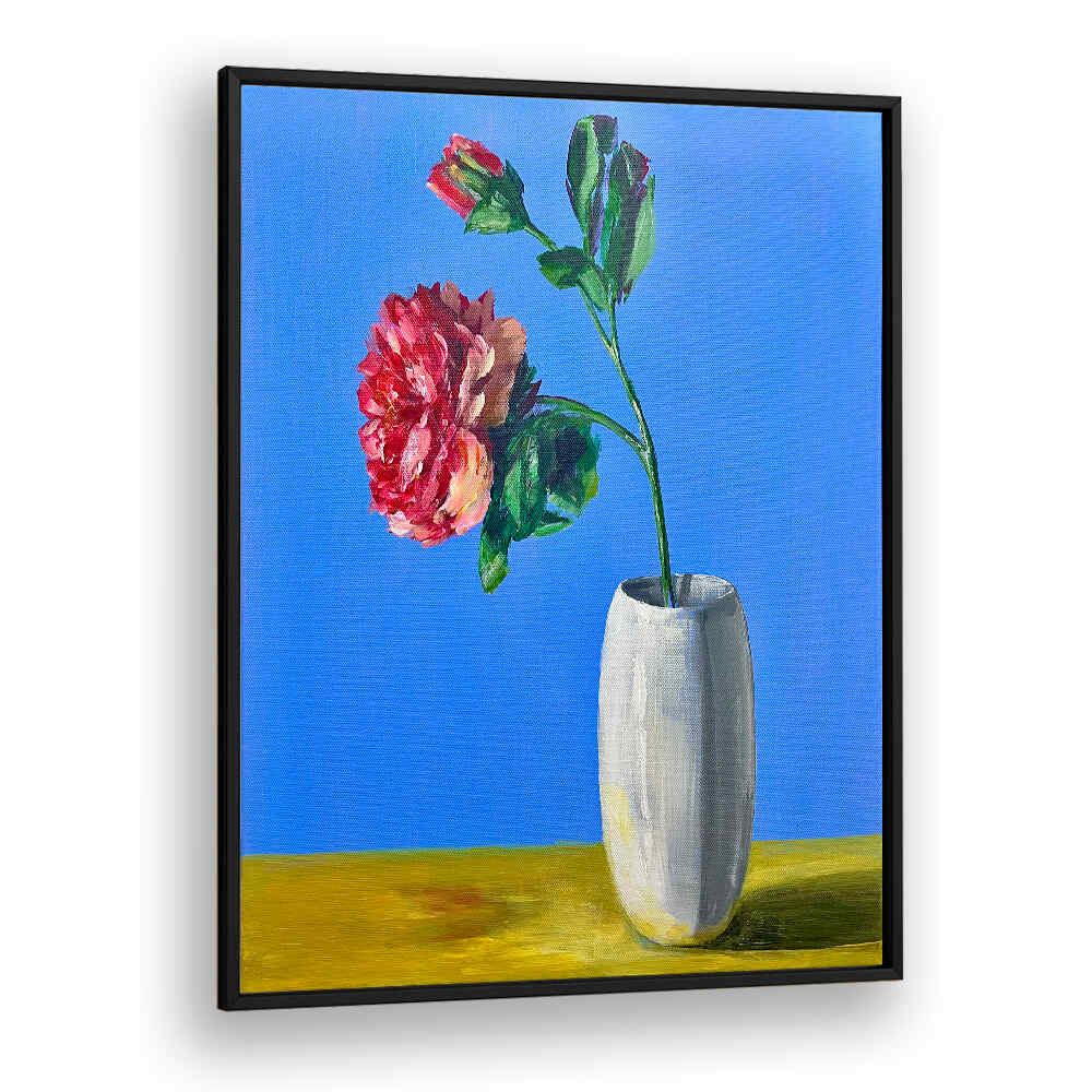 HIGH-CONTRAST PEONY PAINTING